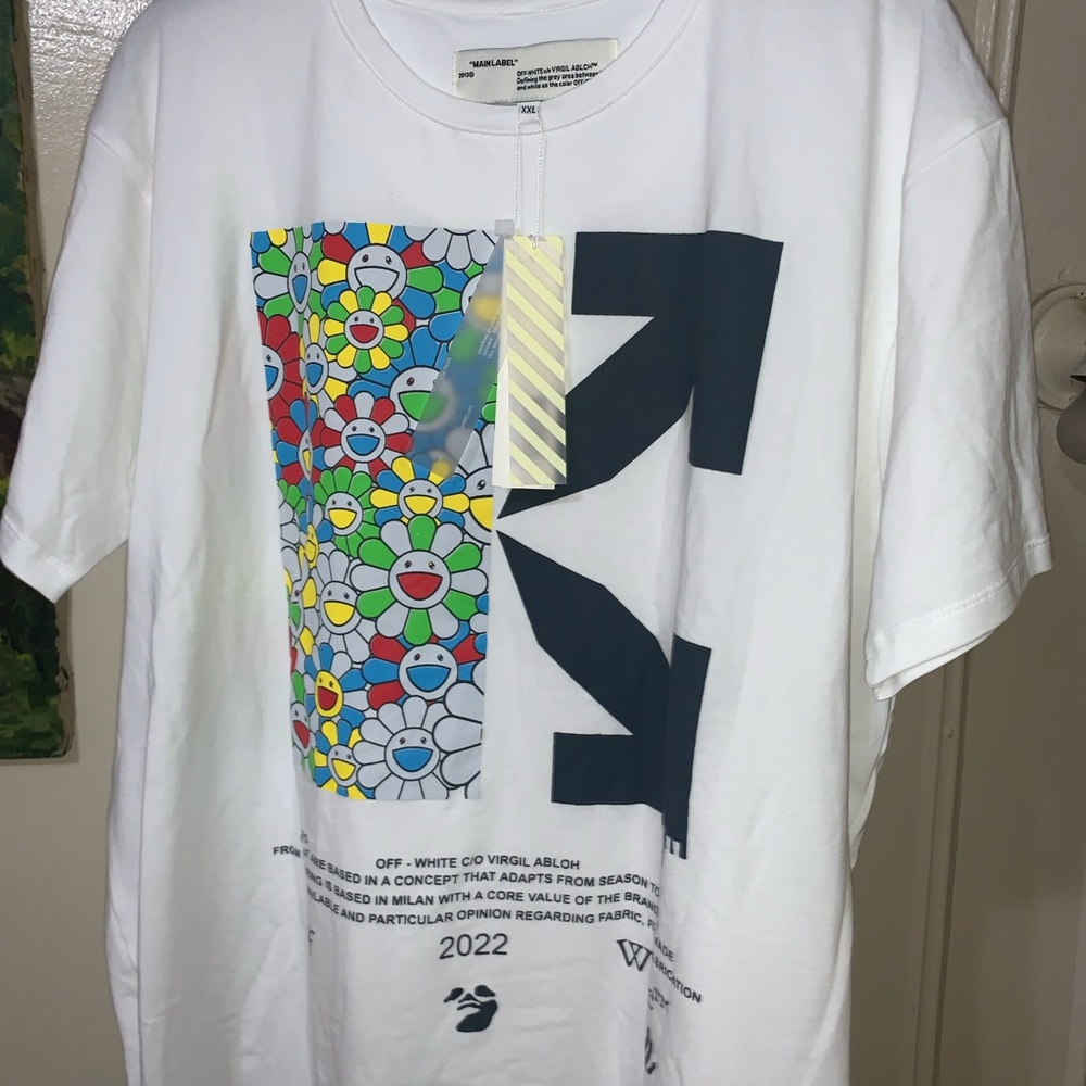Off white x Takashi Murakami shirt